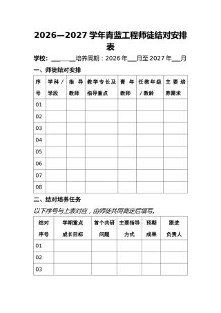 6 青蓝携手 薪火相传——2026—2027学年度青蓝工程师徒结对安排表