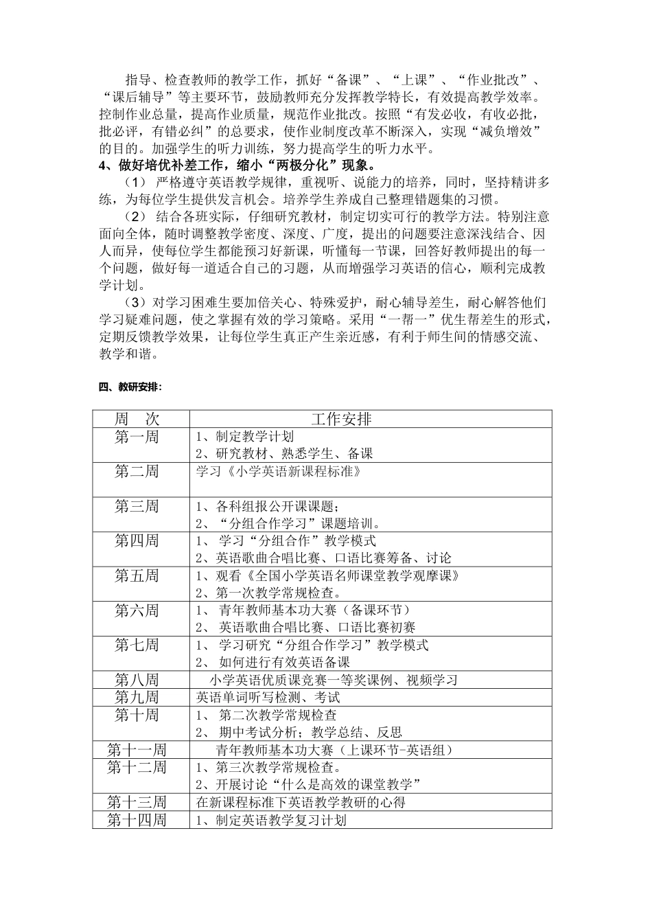 中心校英语教研组工作计划_第2页