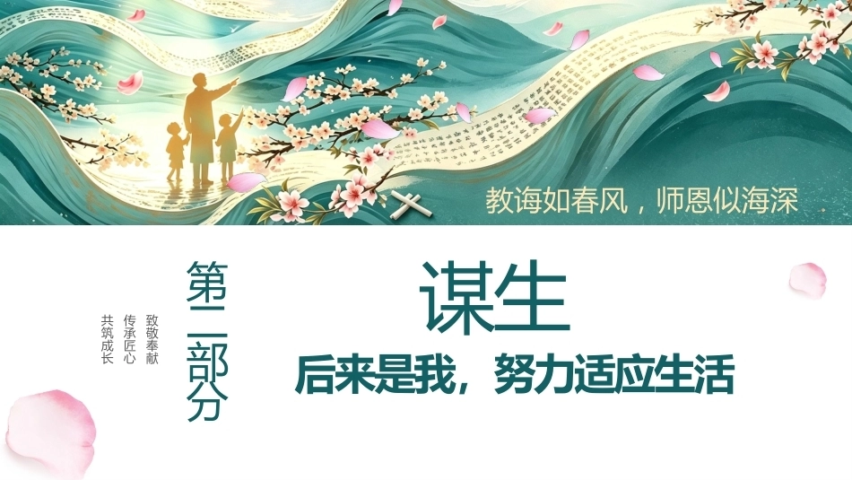 【通用】【感恩教育】教师节师德师风演讲PPT——书香谢师恩_第7页