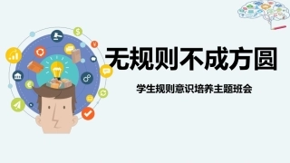 【通用】【规则话题】学生规则意识培养主题班会——无规则不成方圆