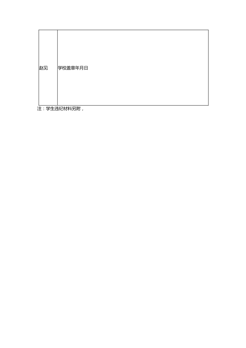 学生违法违纪情况记录表（表格）_第2页