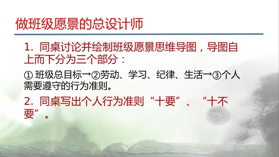 【通用】【班级文化】营造良好班风动员会主题班会:个人修养与班级愿景_第7页