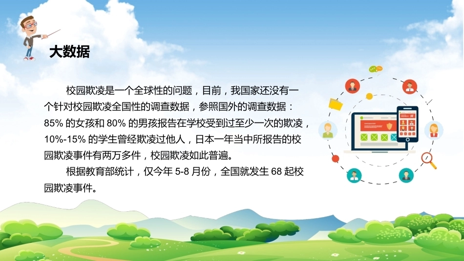 【通用】【欺凌霸凌】校园防欺凌主题班会:杜绝欺凌你我共创_第5页