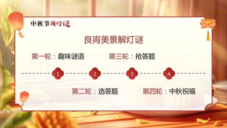 【通用】【传统节日】中秋主题班会ppt5——猜灯谜_第3页